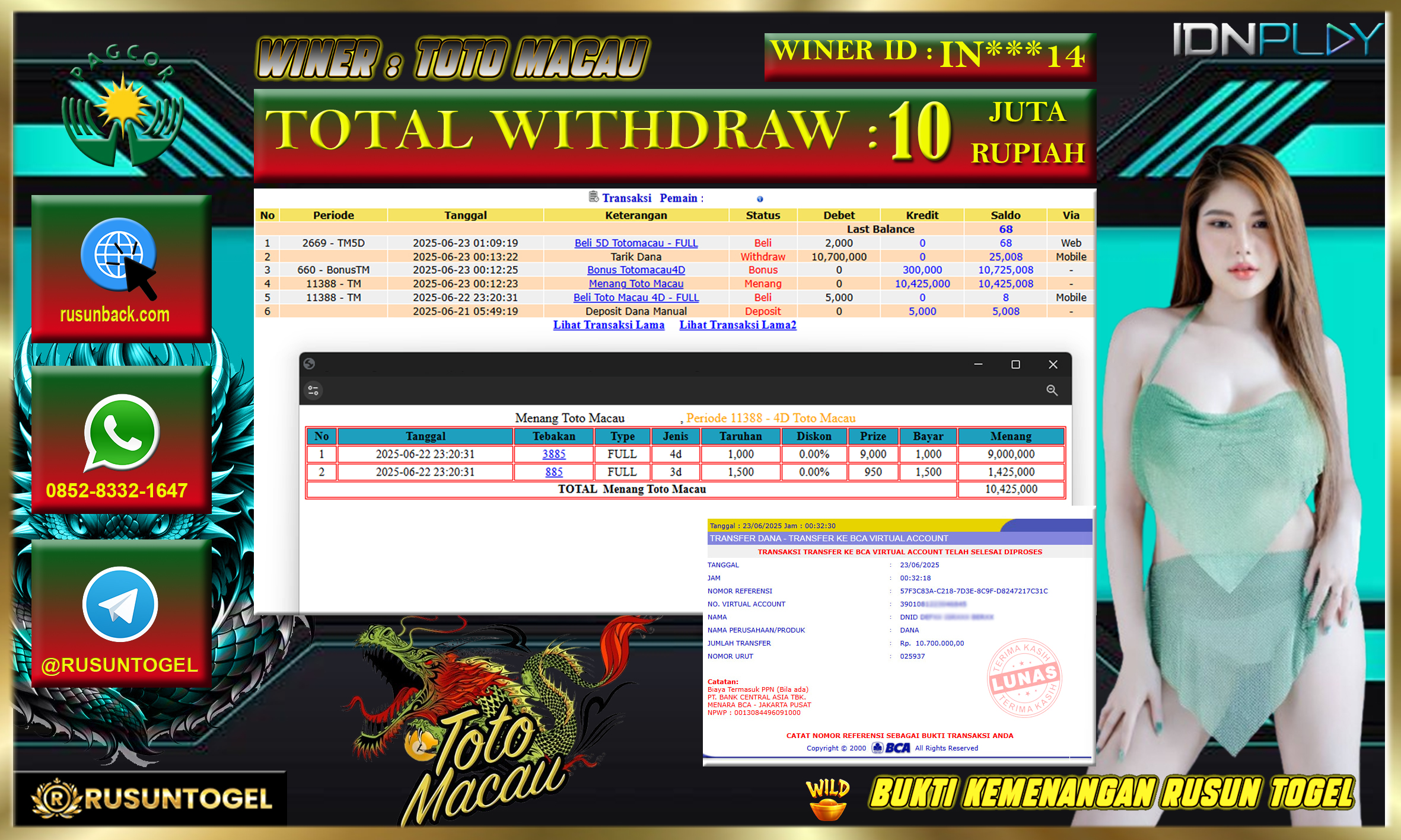 PREDIKSI RUSUNTOGEL