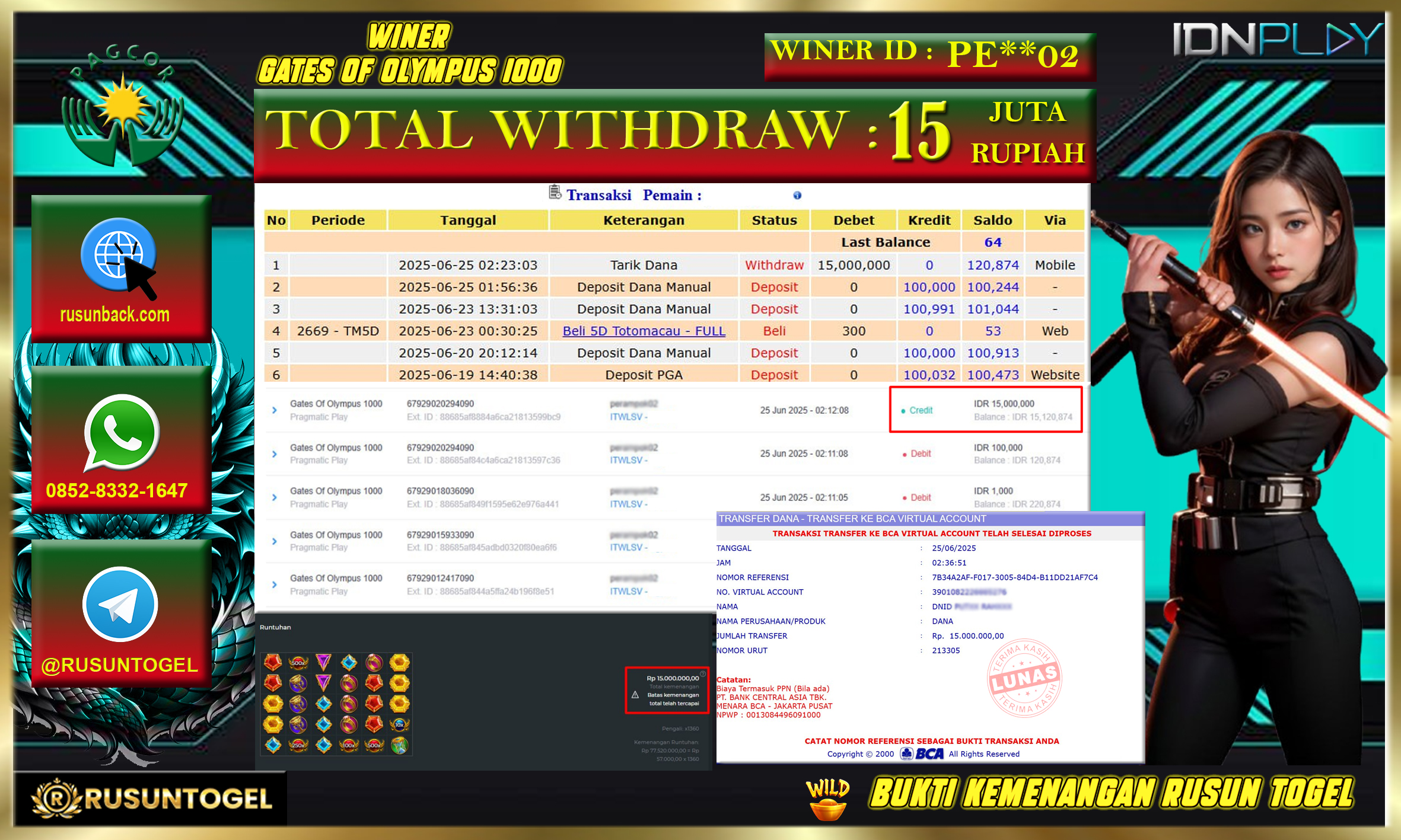 PREDIKSI RUSUNTOGEL